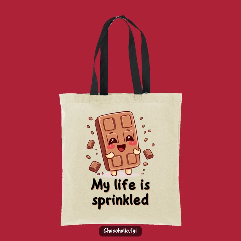 Funny Giggling Chocolate Bar Tote: Carry Your Chuckles - A Sprinkle Gift